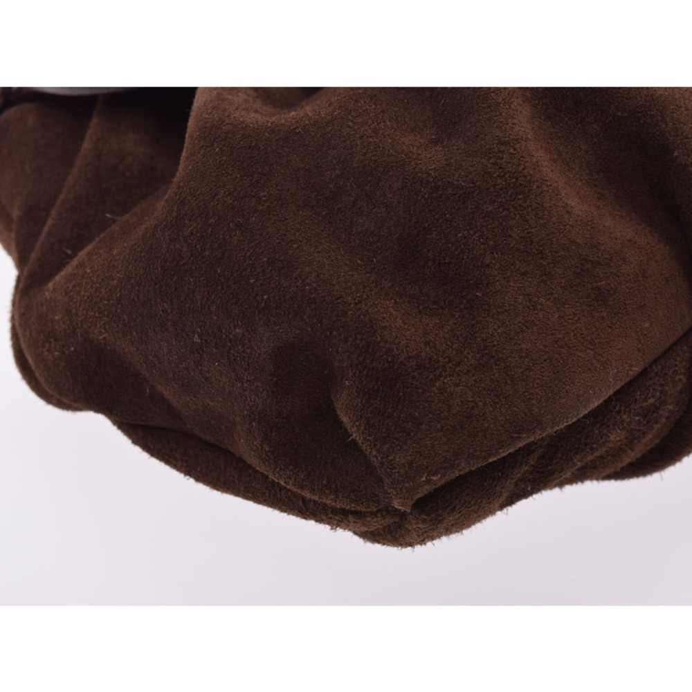 Prada Shoulder Bag Brown Suede - Picture 4 of 9